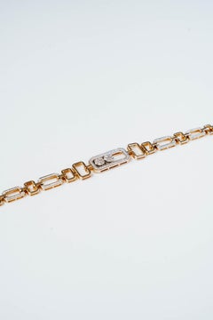 SĀMAÁ Diamonds 14k Gold Art Deco Diamond Sara Oro Bracelet, USA