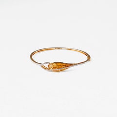 SĀMAÁ Diamonds Sylva Oro Gold Bracelet with Round Diamonds, USA