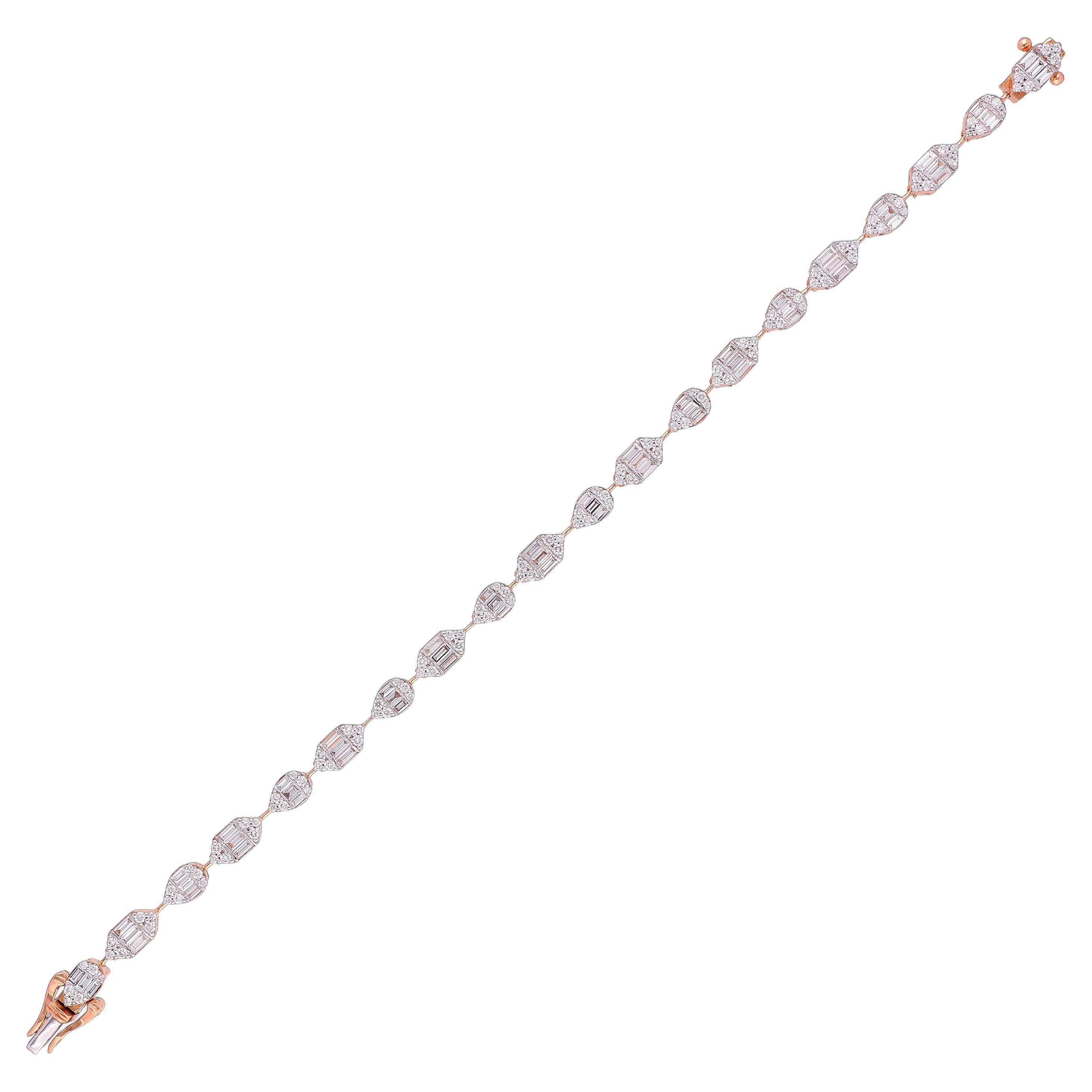 SĀMAÁ Diamonds - The Flexi Tennis Bracelet en vente
