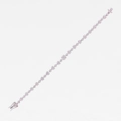 SĀMAÁ Diamonds - Viva Tennis Bracelet - White Gold Natural Diamond Bracelet
