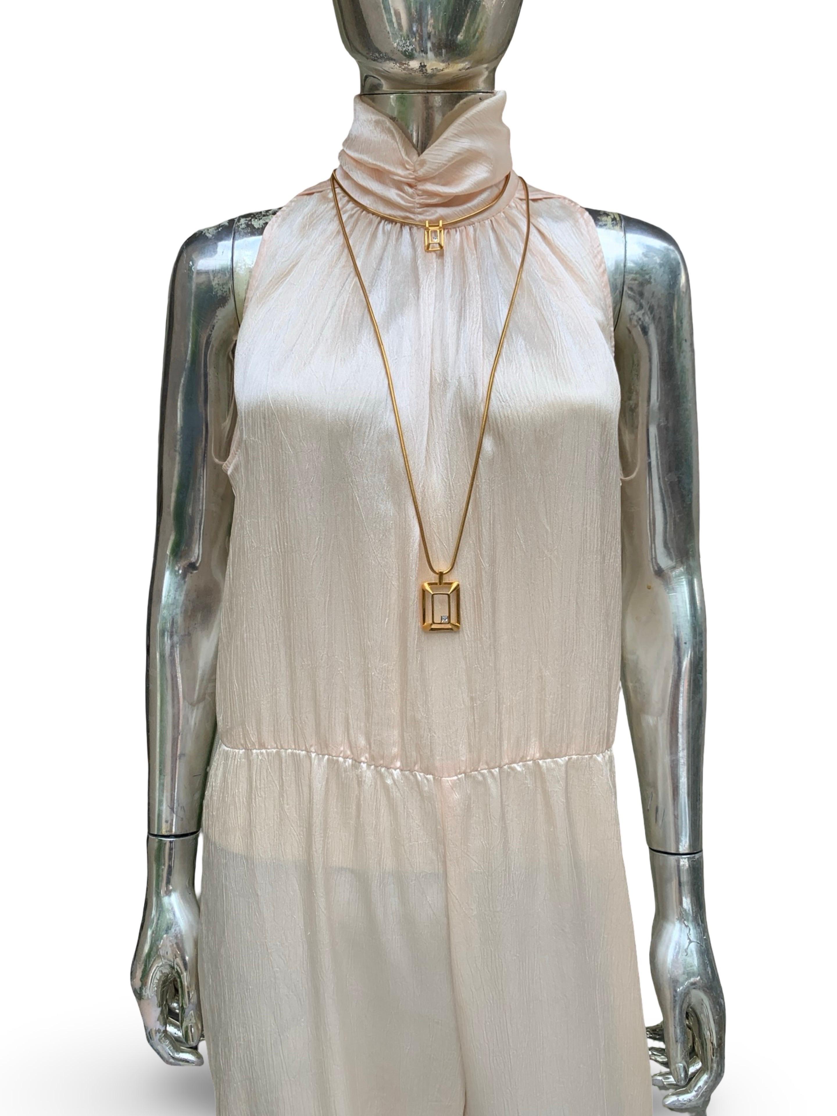 Samantha Schwarz Vintage Satin Jumpsuit & Drapierte Jacke Cocktail Chic Set Größe 10 im Angebot 10