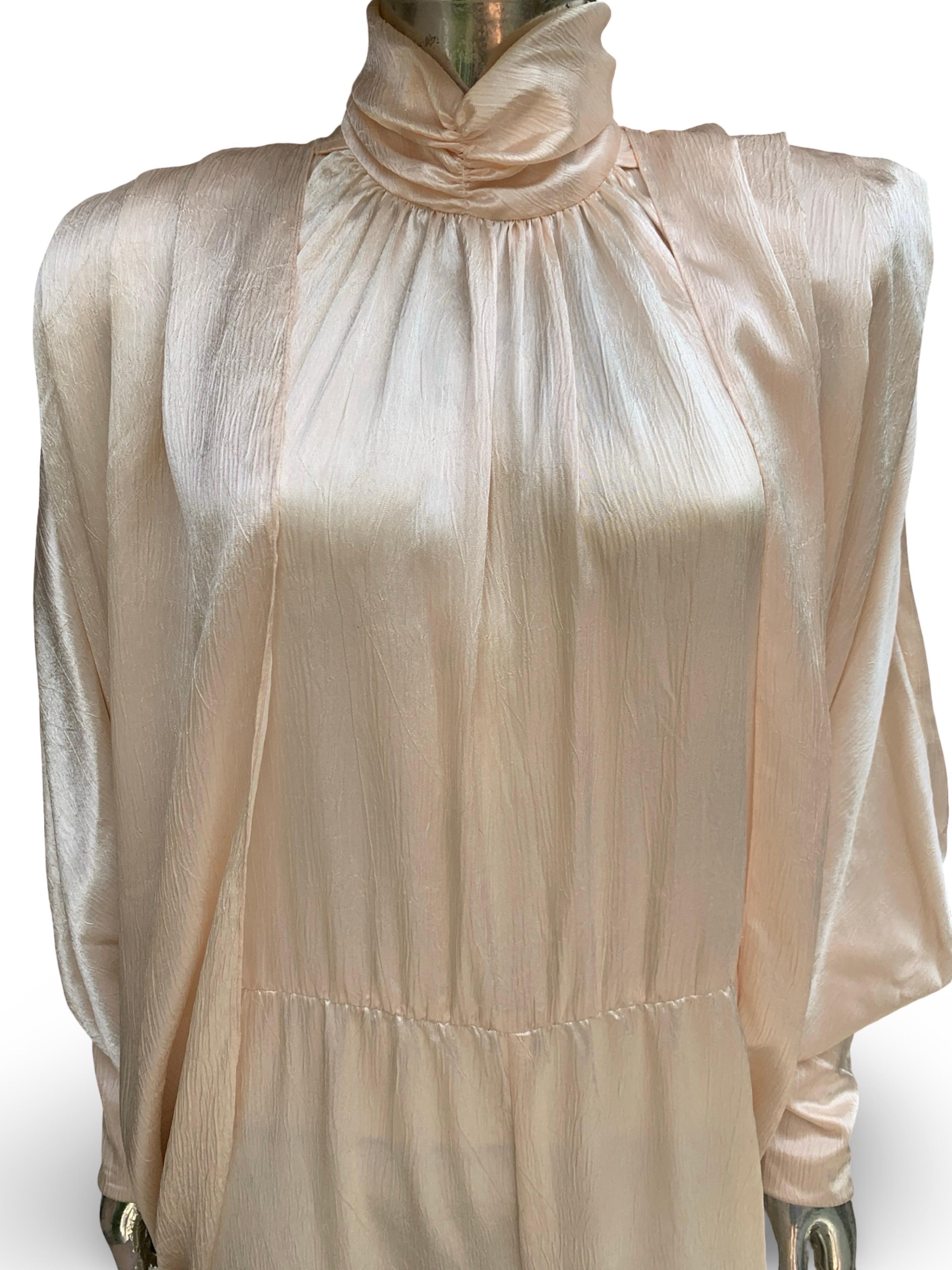 Samantha Schwarz Vintage Satin Jumpsuit & Drapierte Jacke Cocktail Chic Set Größe 10 im Zustand „Gut“ im Angebot in Palm Desert, CA