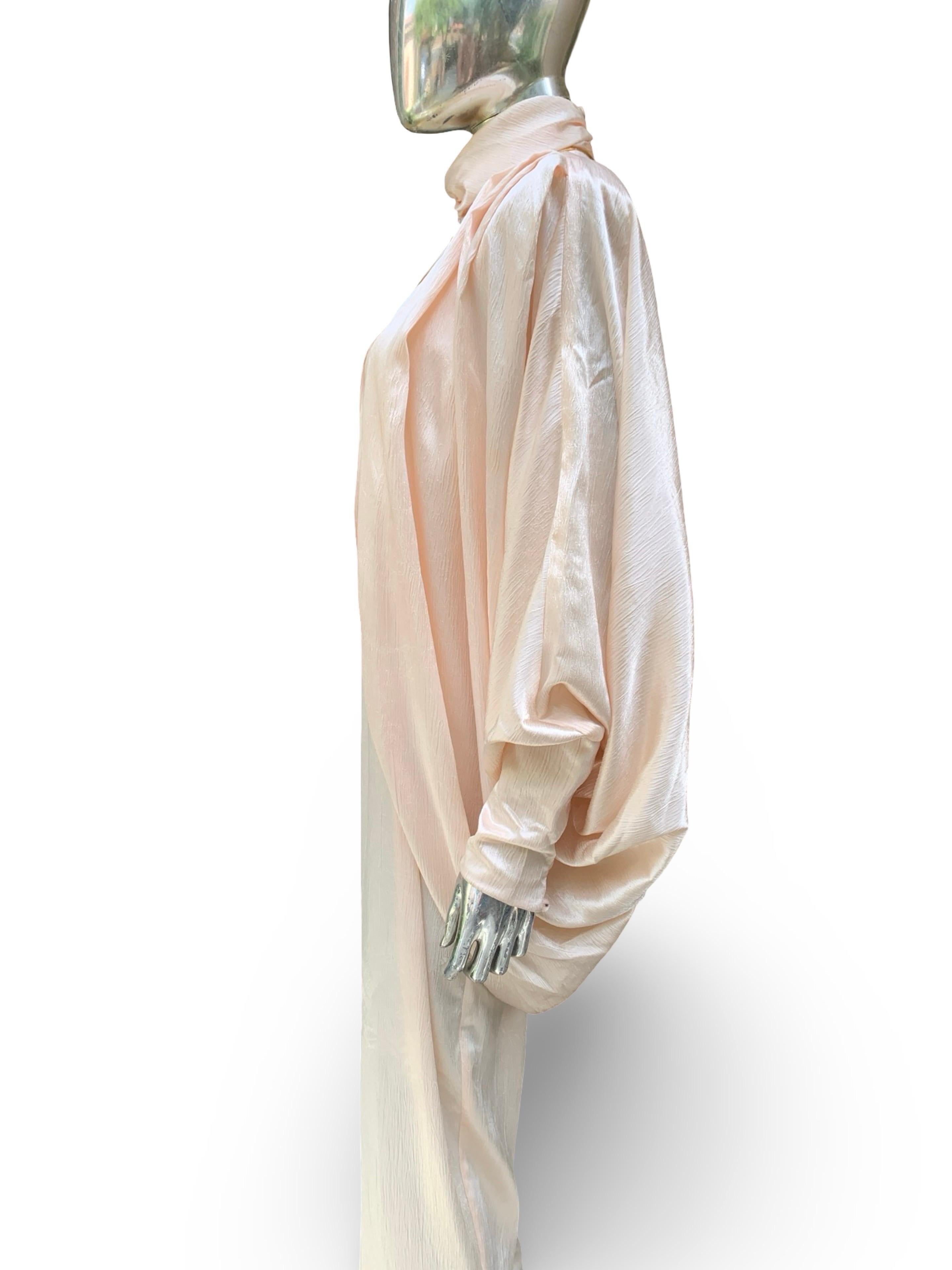 Samantha Schwarz Vintage Satin Jumpsuit & Drapierte Jacke Cocktail Chic Set Größe 10 im Angebot 2