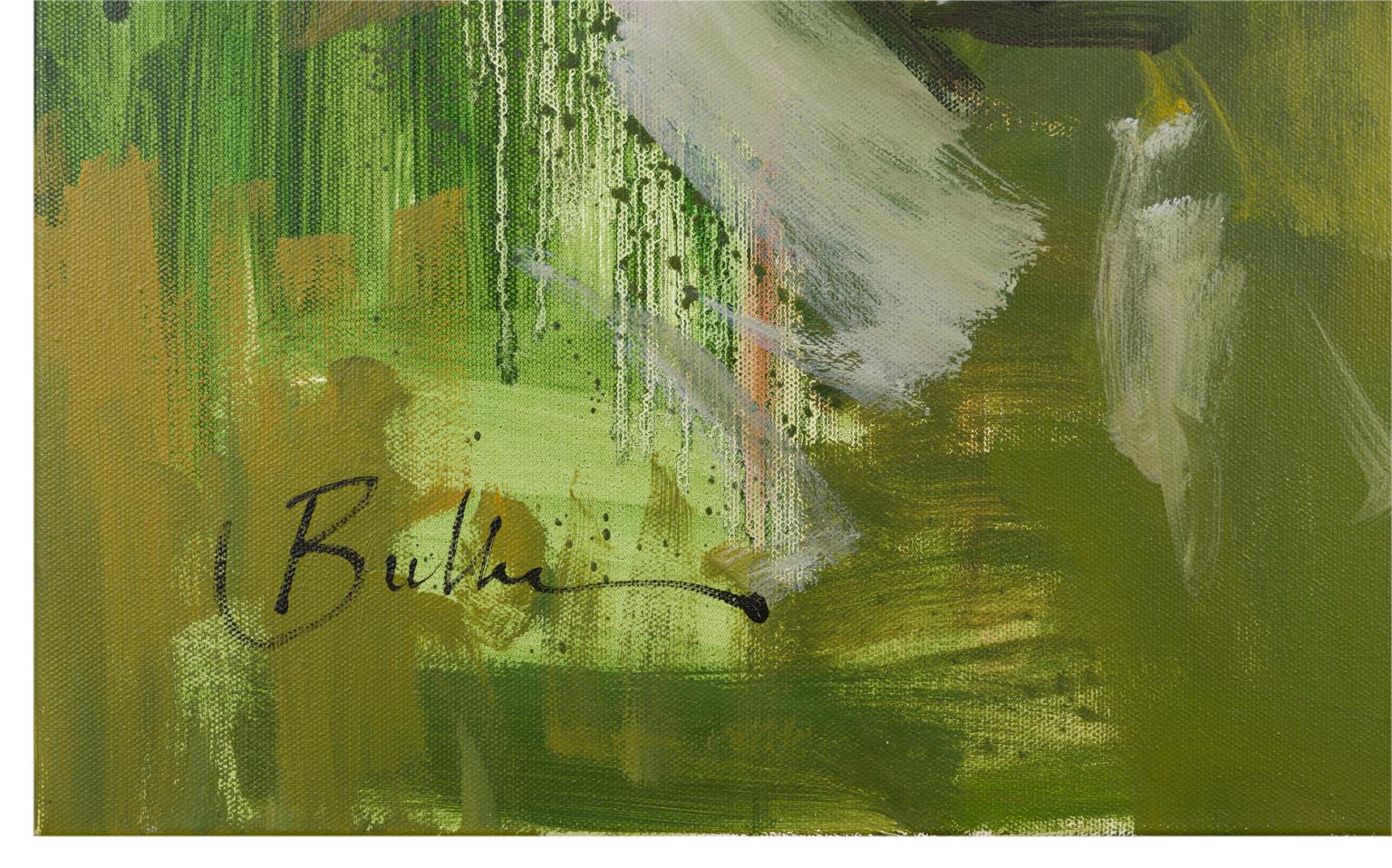 Pausa merenda - Bambini che mangiano un pranzo estivo Pittura ad olio impressionista Greene & Greene - Painting di Samantha Buller