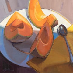 Vintage In One Sitting - A Refreshing, Bright and Colorful Still Life Painting of Fruit