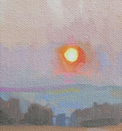 "The Perfect Days Sunset" (2024) by Samantha Buller, Oil Landscape Painting