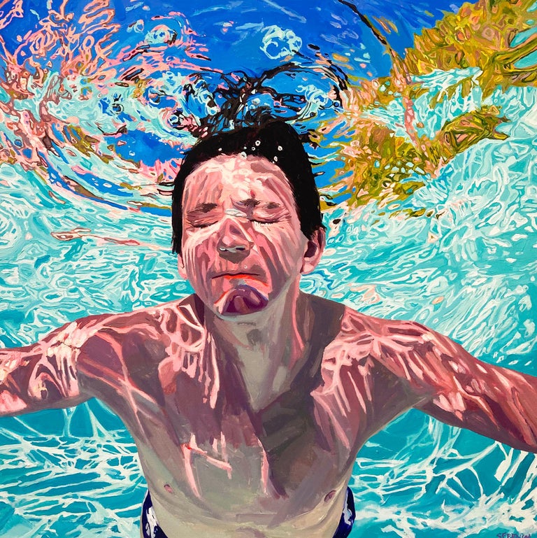 Samantha French Bright Side Photorealist Figurative Painting of