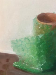 Samantha Haring "Release" Oil on paper on panel