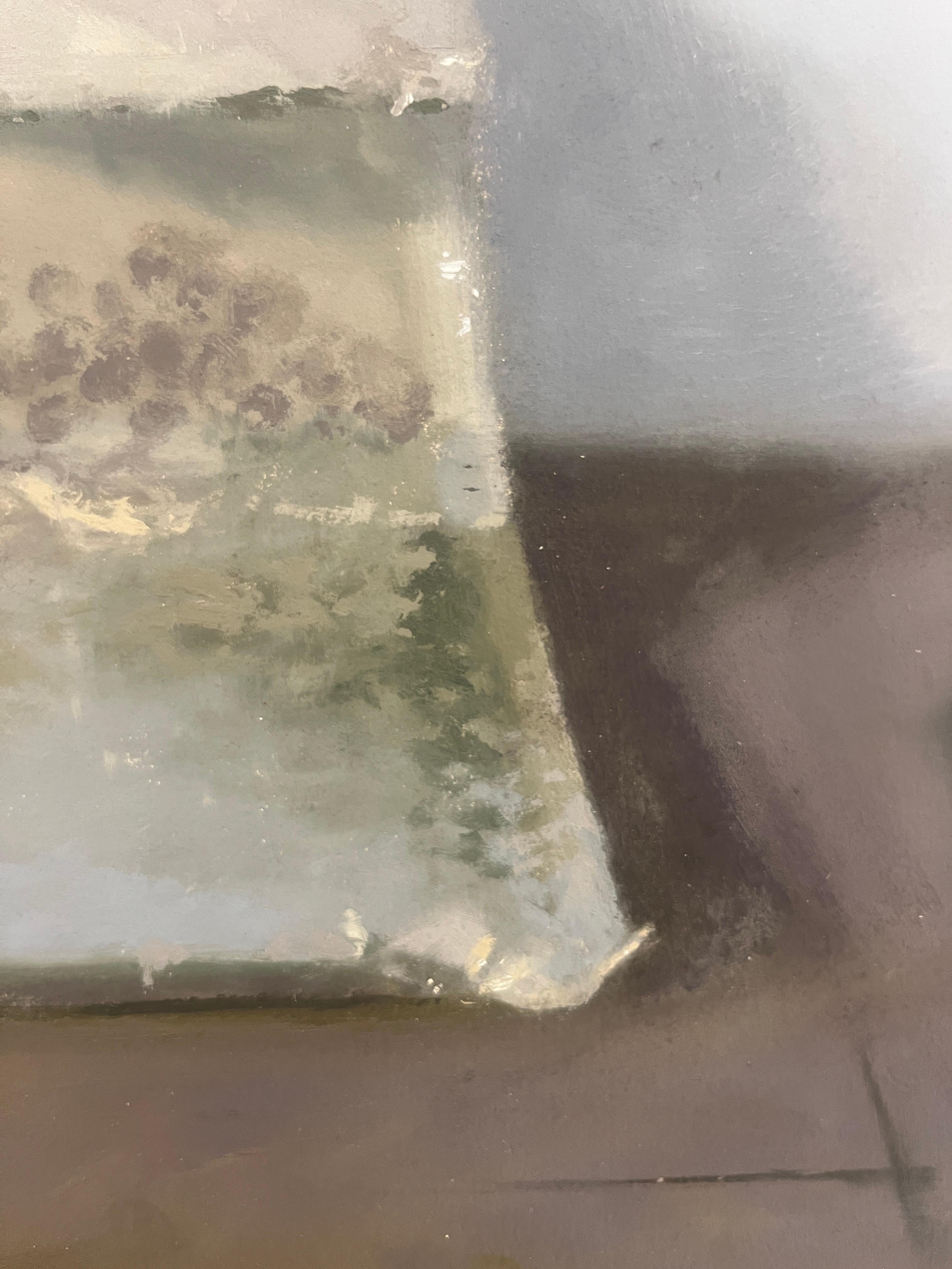 Samantha Haring, „Sic Transit“, Öl auf Papier auf Tafel, Öl im Angebot 1