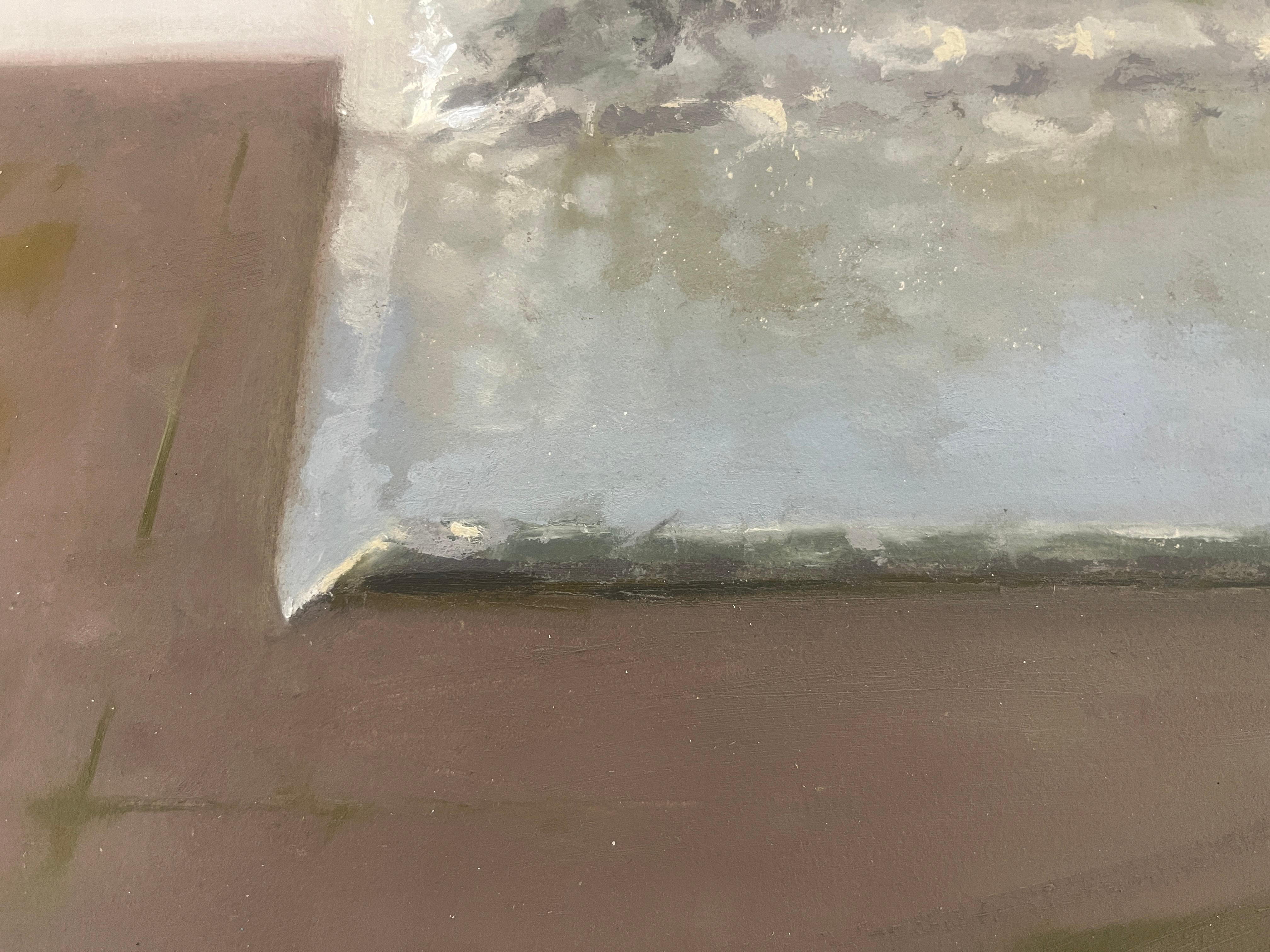 Samantha Haring, „Sic Transit“, Öl auf Papier auf Tafel, Öl im Angebot 3