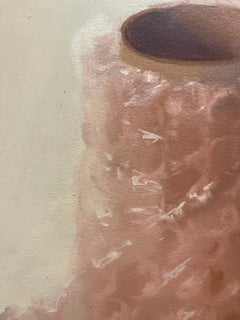 Samantha Haring "Static" Oil on paper on panel