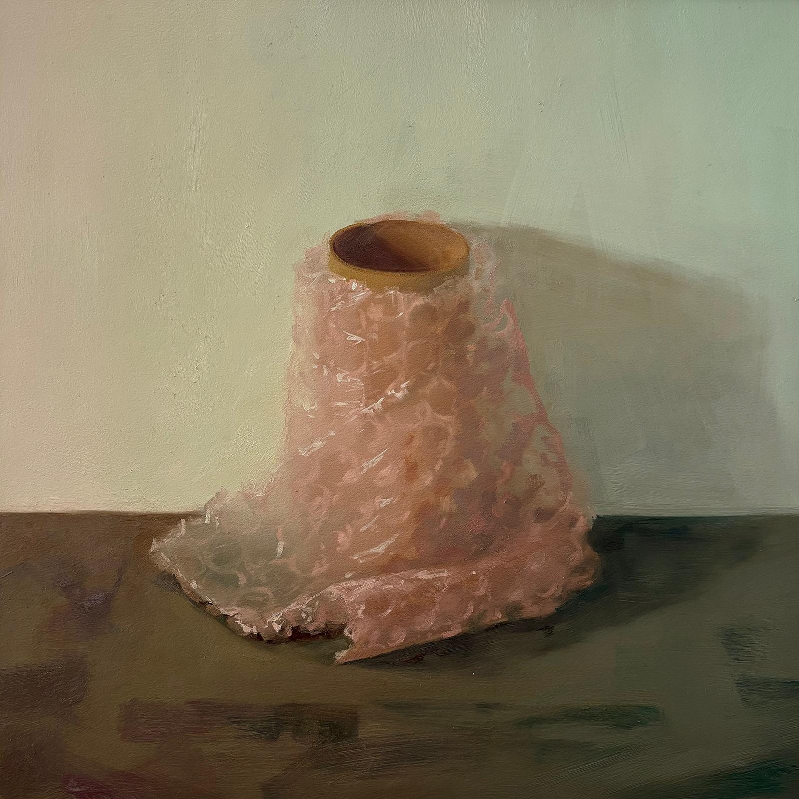 Samantha Haring "Static" Oil on paper on panel