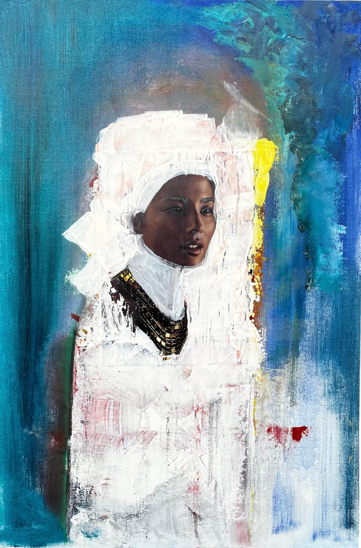 Sacred:  Contemporary Mixed Media Figurative Painting