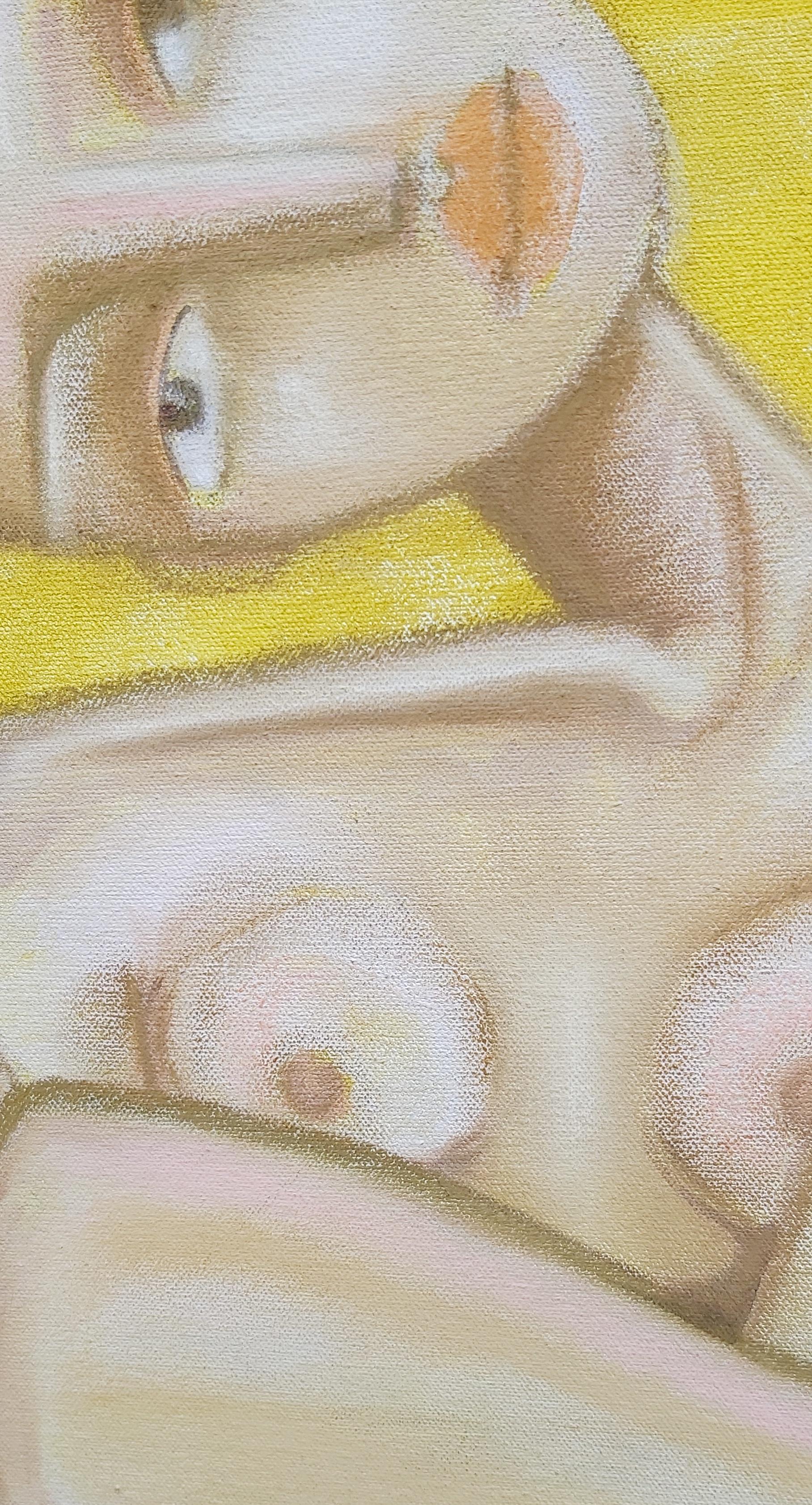 In scatola;  Pittura figurativa contemporanea - Mixed Media Art Contemporaneo di Samantha Millington