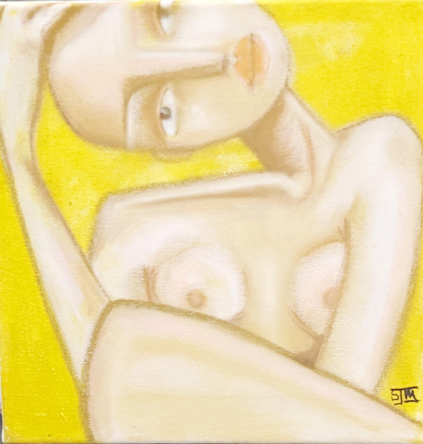 In scatola;  Pittura figurativa contemporanea - Mixed Media Art di Samantha Millington