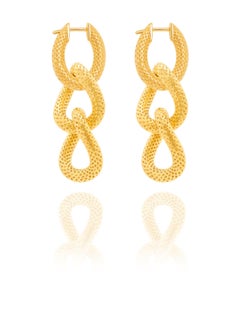 Samantha Siu NY 18k vermeil over silver earrings