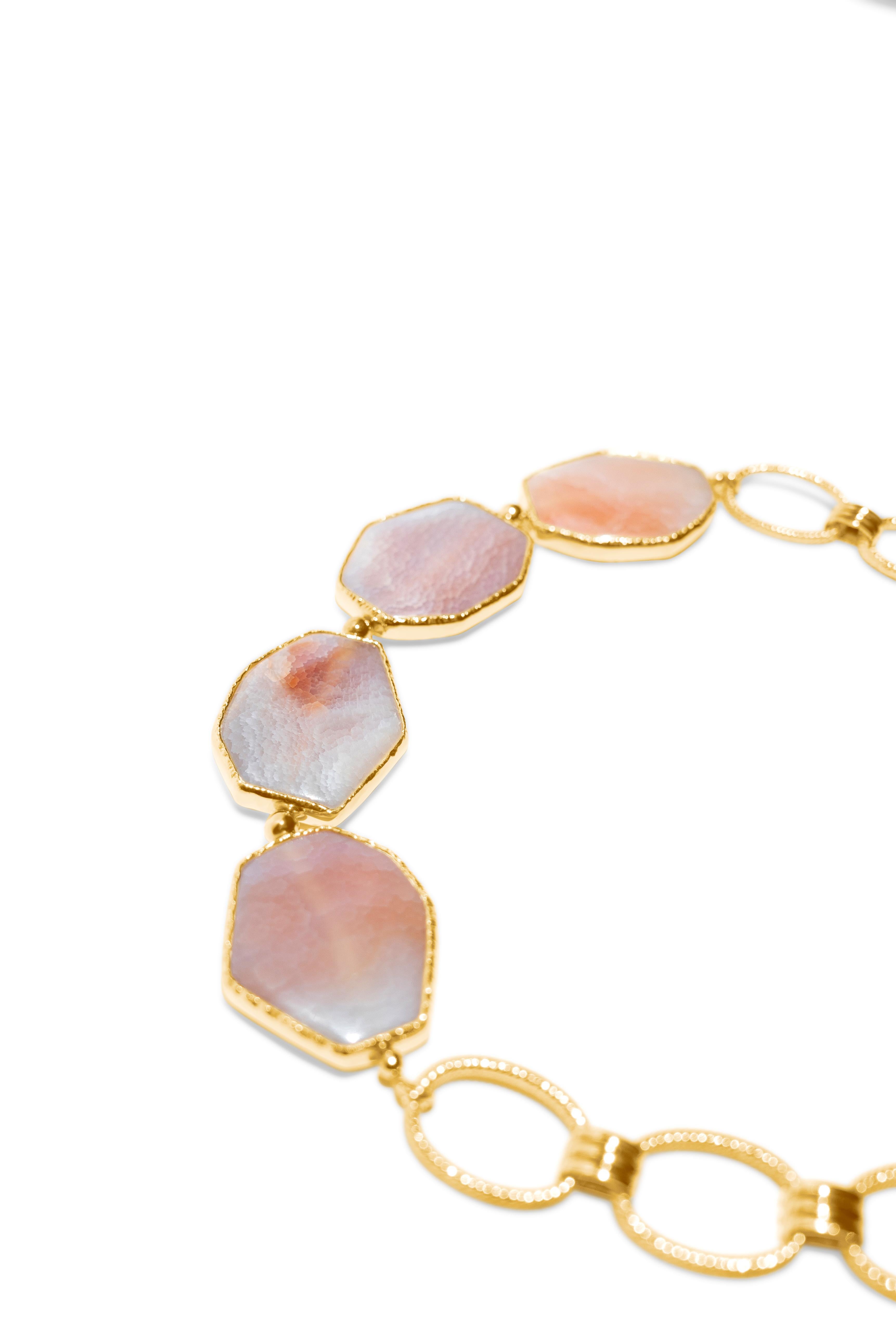 Samantha Siu NY 18k vermeil over silver reversible necklace with white sapphires For Sale 5