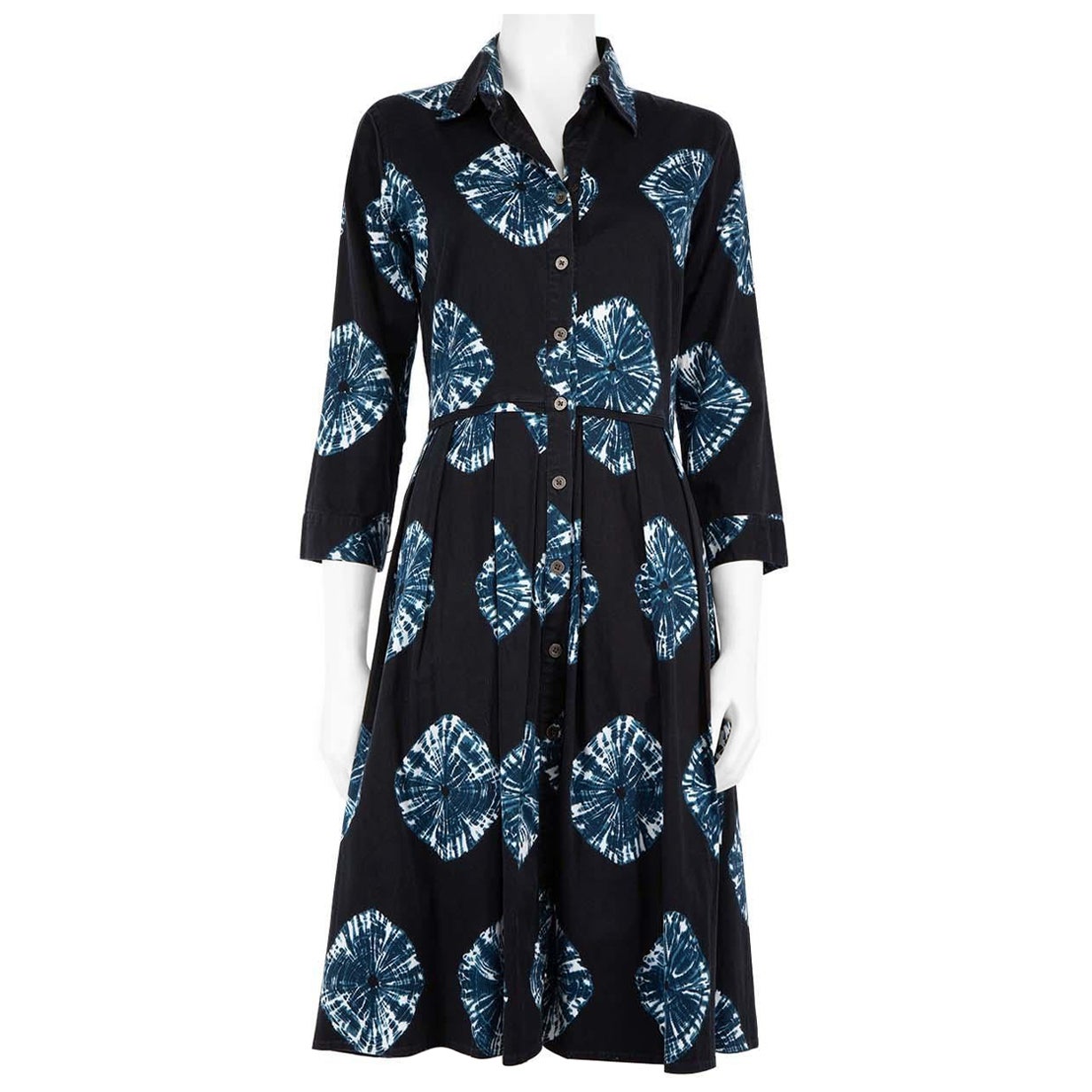 Robe midi bleue teintée par Samantha Sung, taille XL en vente