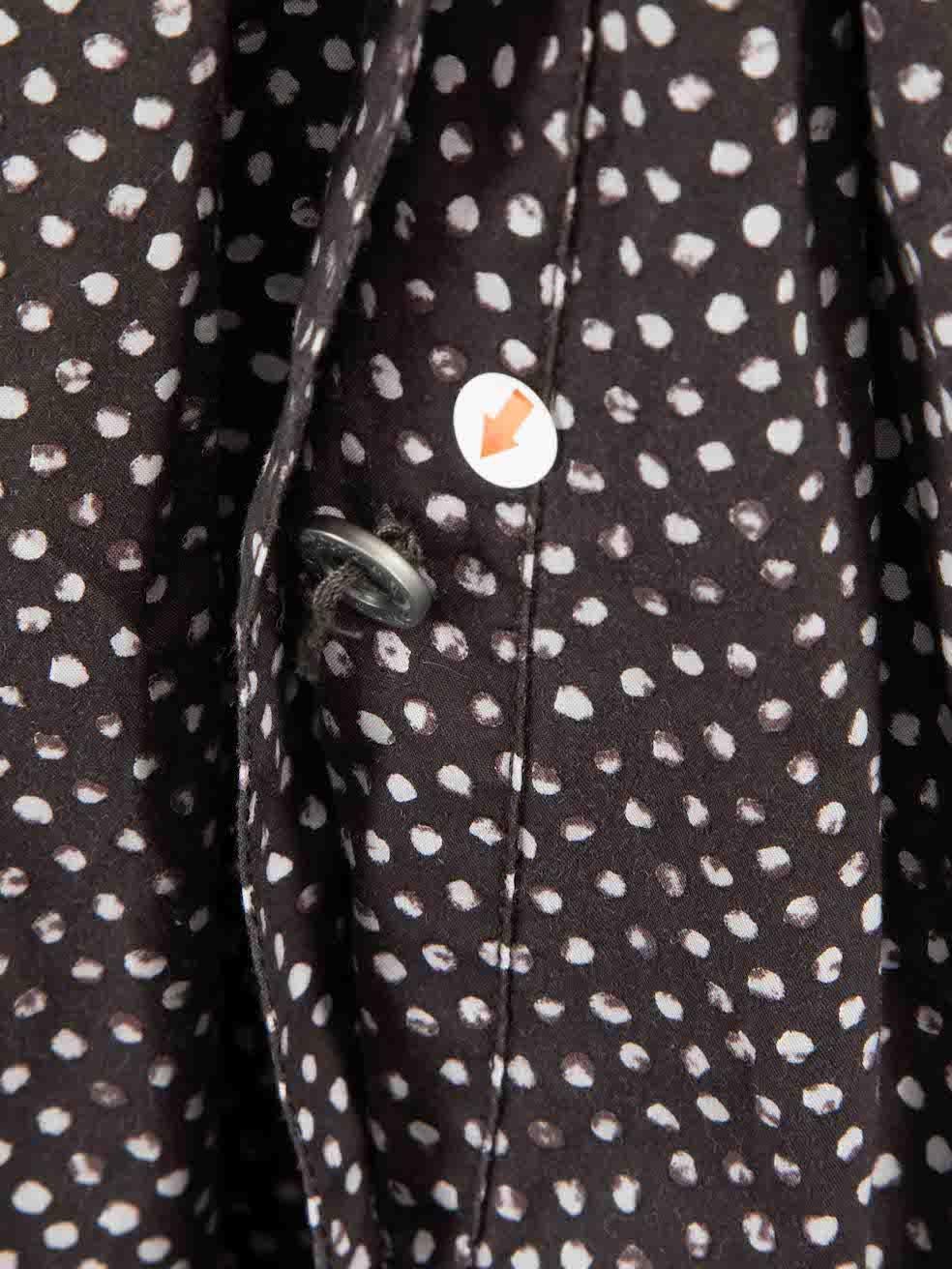 Women's Samantha Sung Brown Polkadot Midi Dress Size XL For Sale