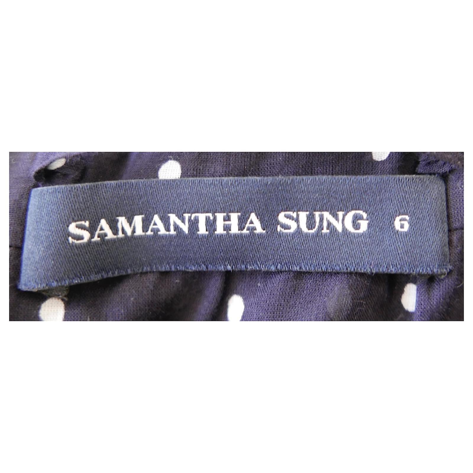Samantha Sung Florance Polka Dot Swing Dress For Sale 1