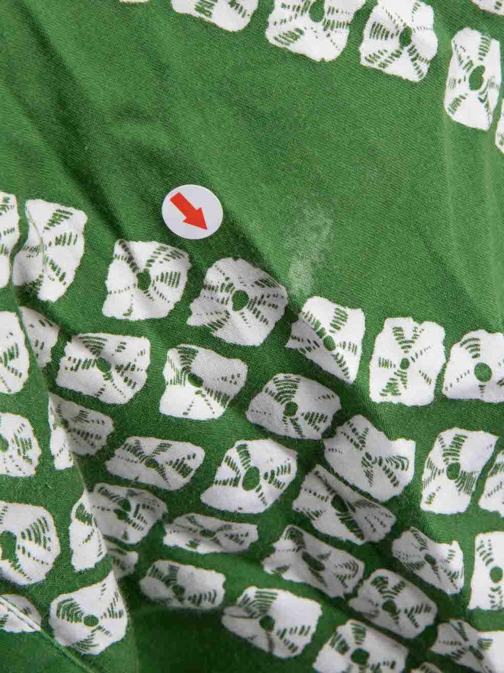 Women's Samantha Sung Green Printed Buttoned Midi Dress Size XL