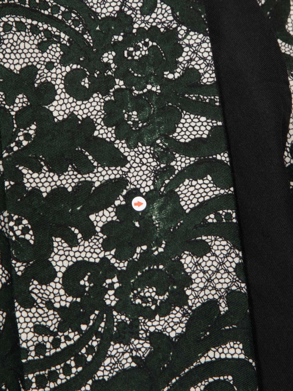 Robe midi Samantha Sung en laine imprimée florale, taille XL Bon état - En vente à London, GB