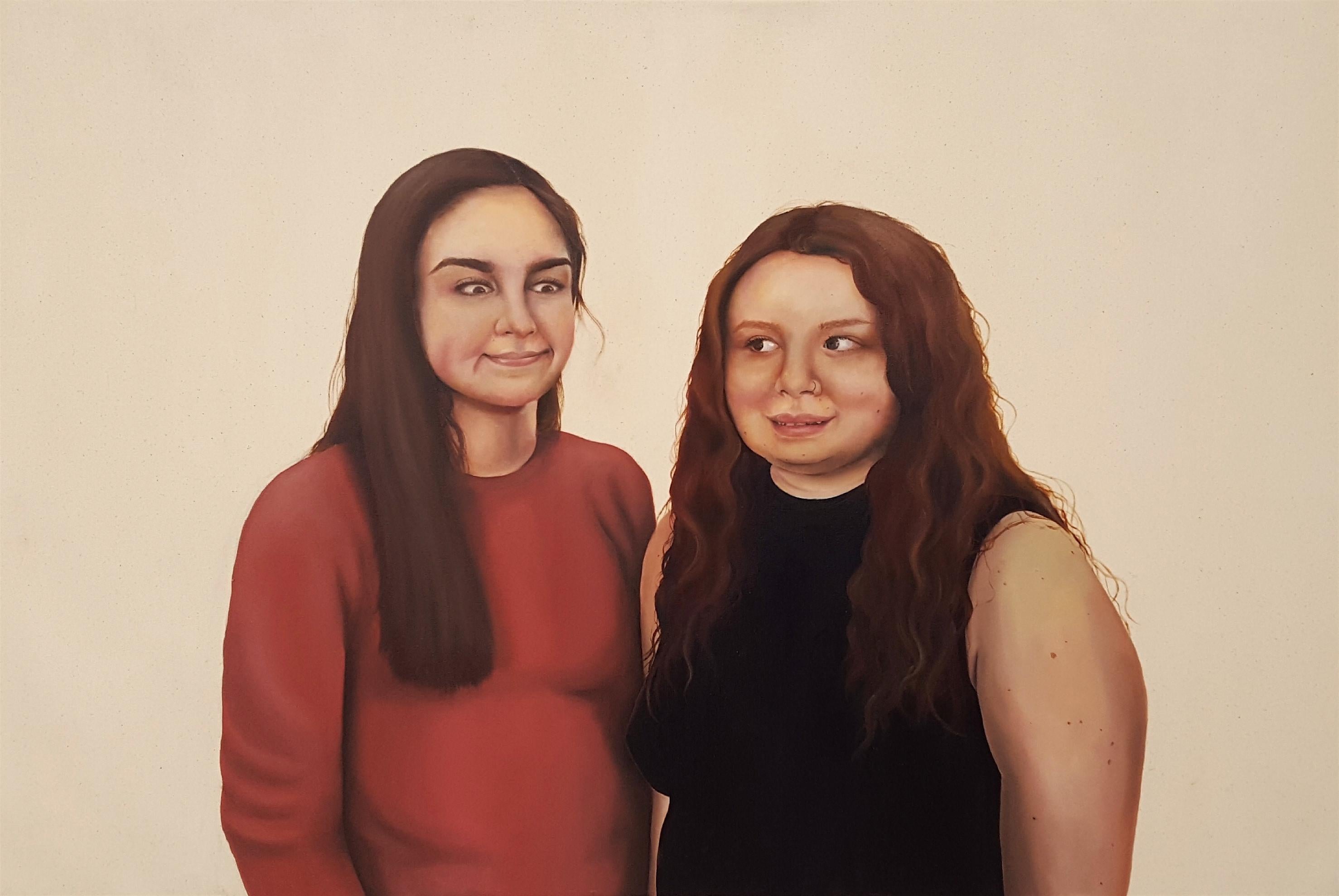 "Ellipses" peinture à l'huile figurative de Samantha Van Heest