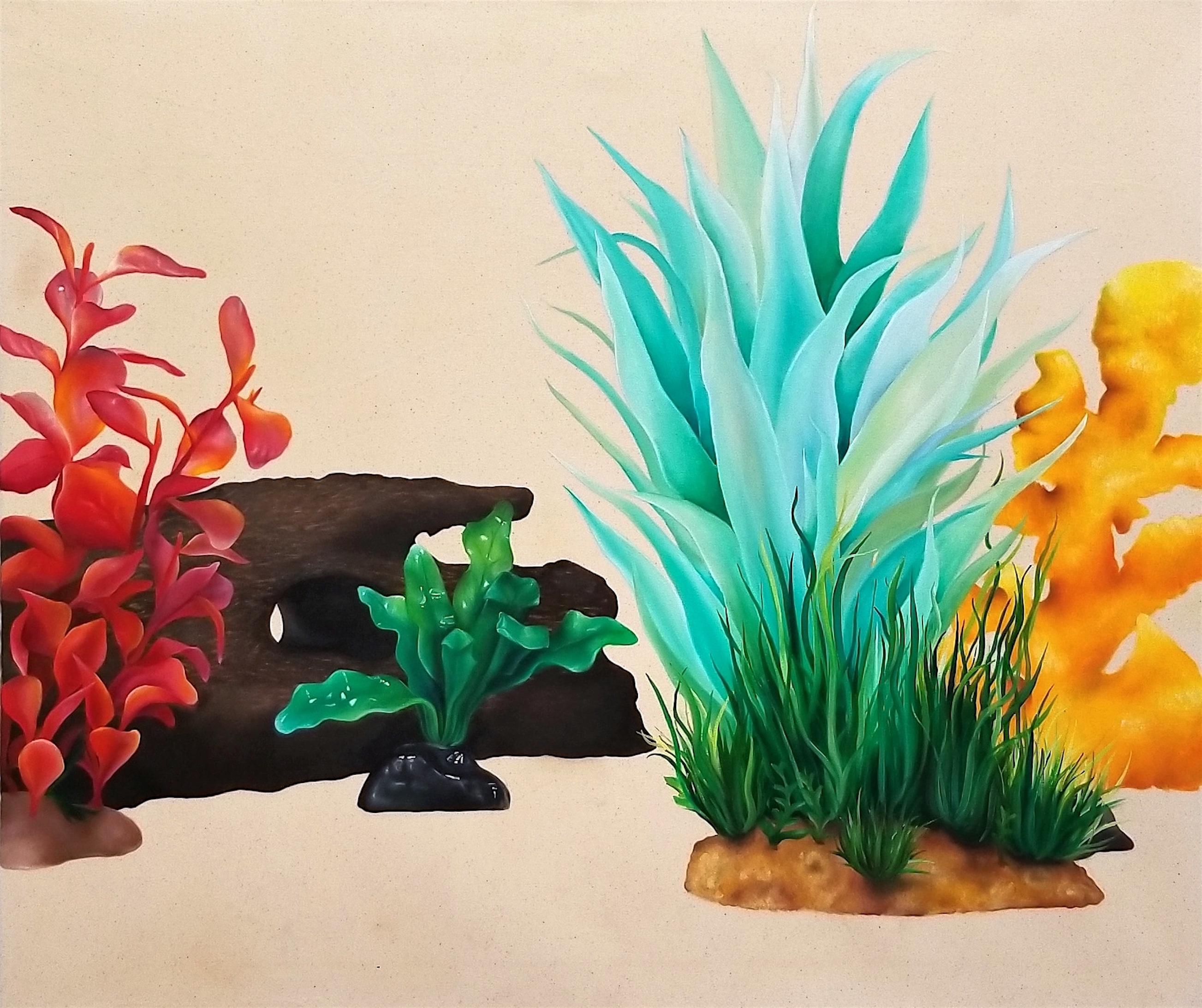 Nature morte "Marchandises importées" - Peinture à l'huile de Samantha Van Heest