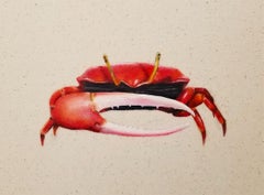 «It’s Okay, Little Crab (Sensory Overload)» Oil on Canvas by Samantha Van Heest