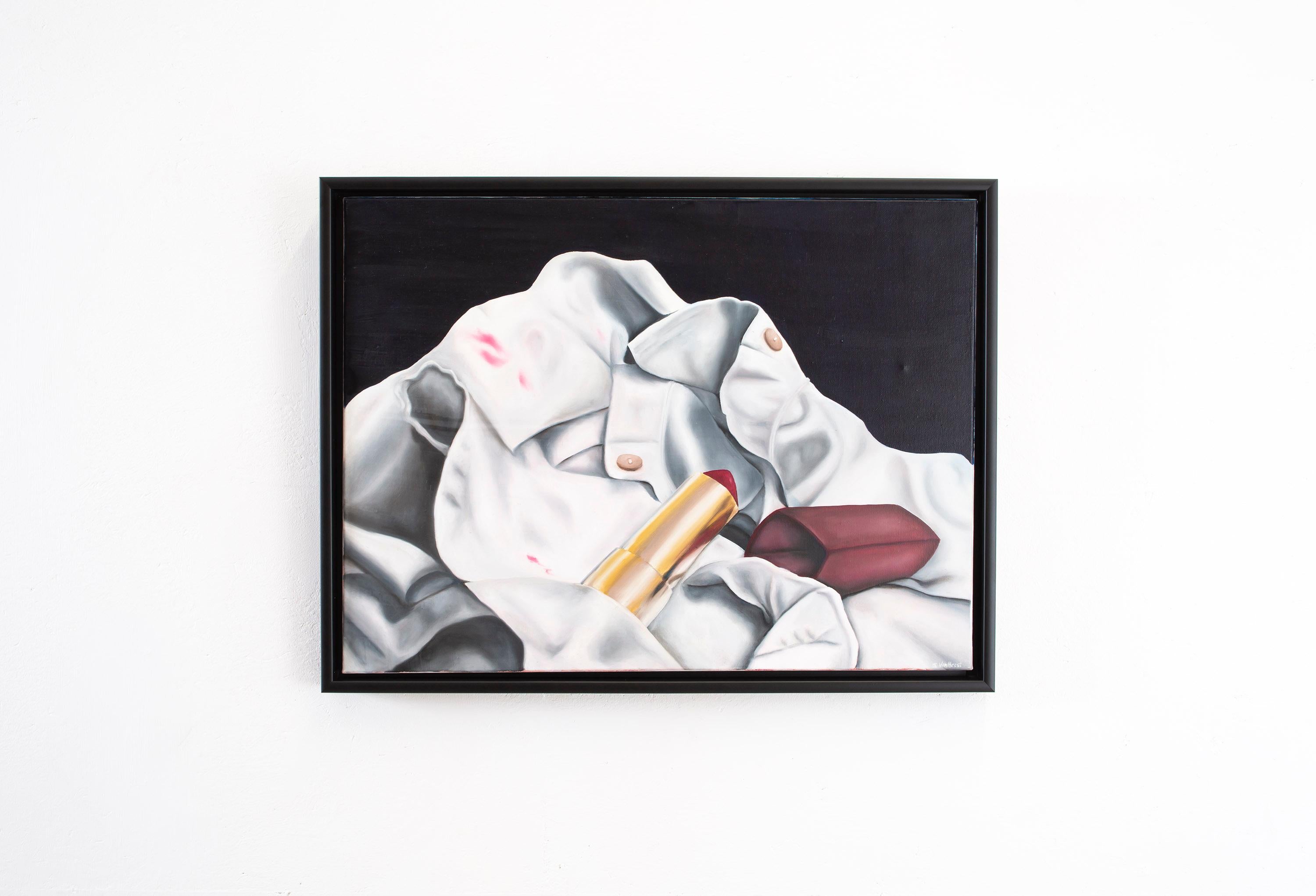 Samantha Van Heest explores the intimacy of impermanence through her work, utilizing still life, found objects, and portraiture through minimalist representation. Her paintings and drawings act as a visual catalogue for her memories, a secure