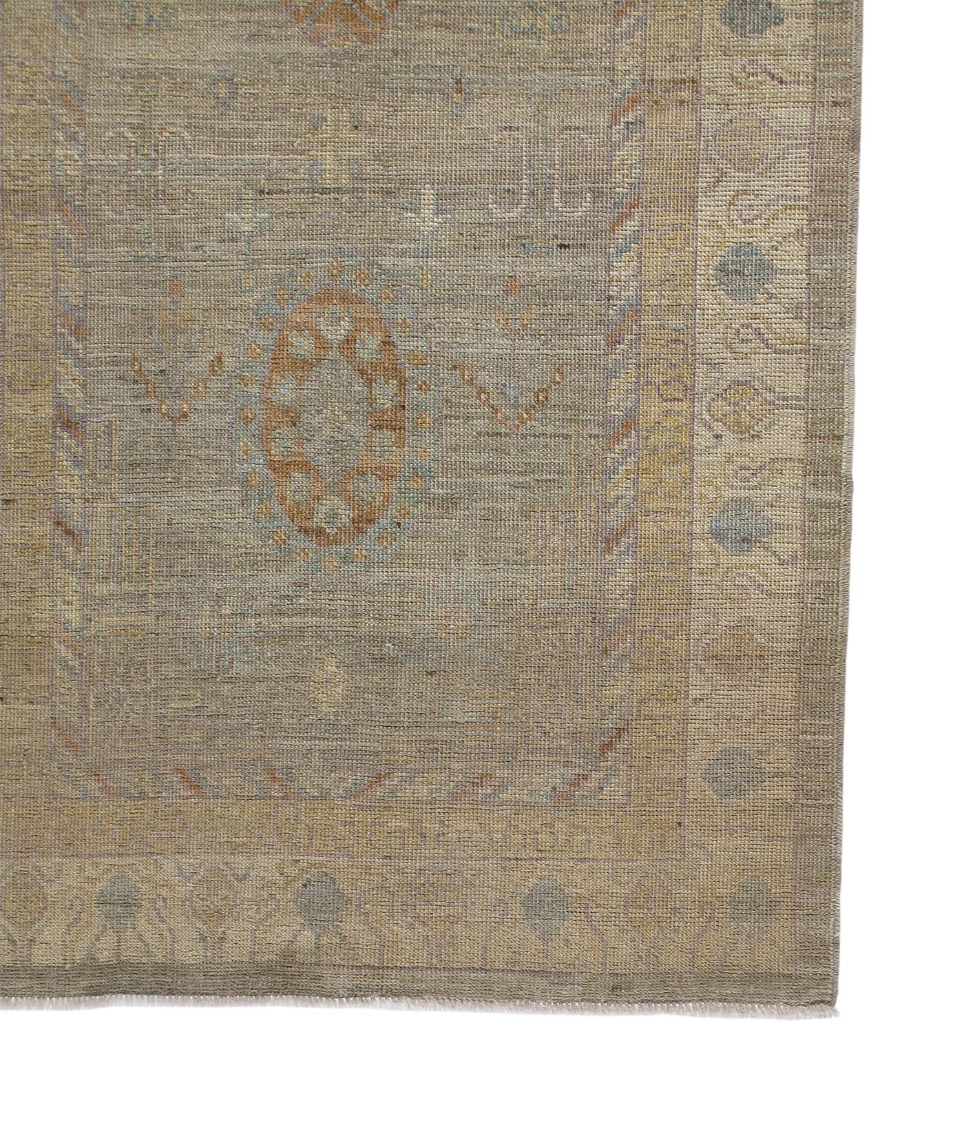 Traditioneller Khotan-Läufer Samarghand im Angebot 2