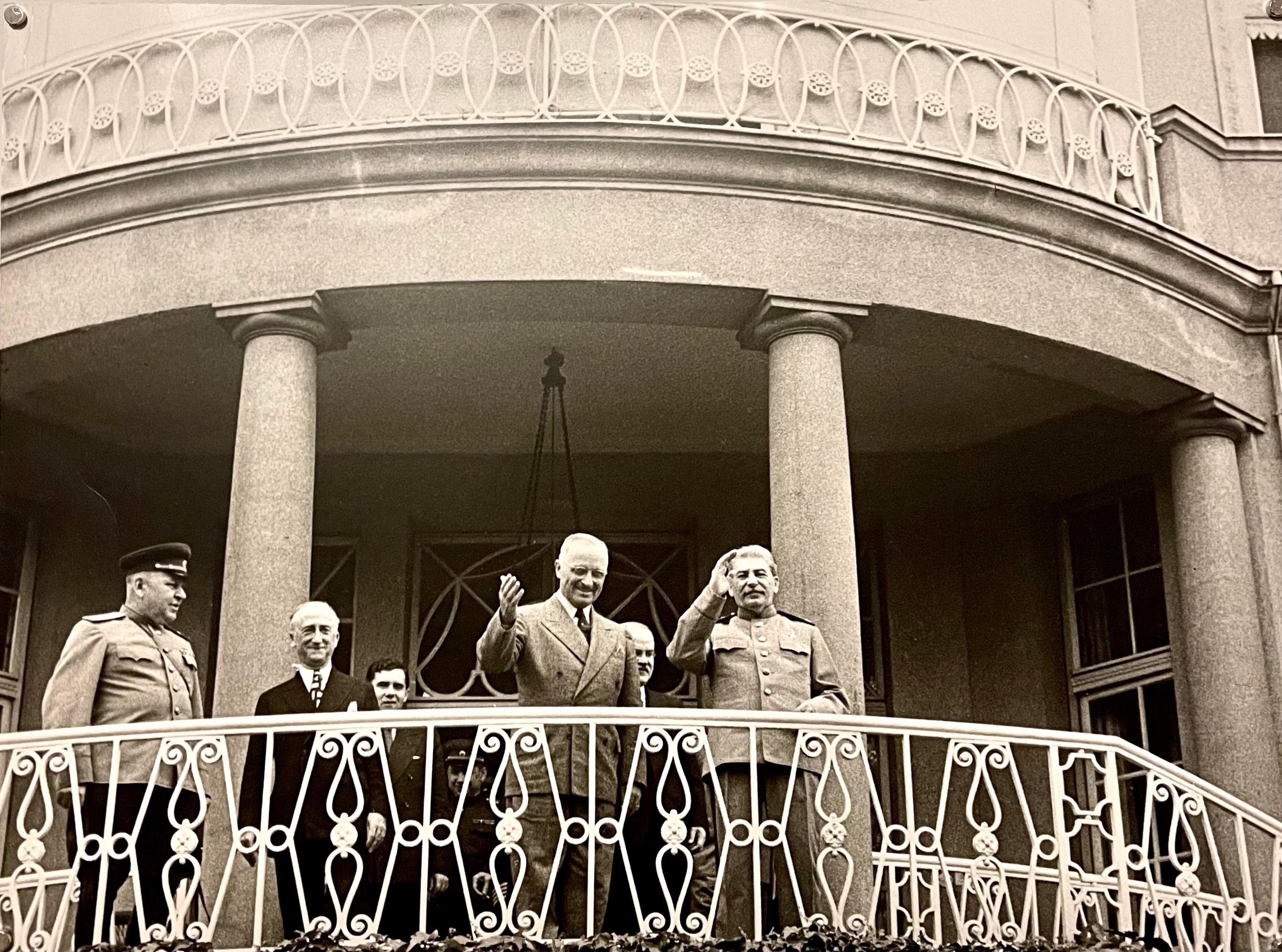 Große russische Silber-Gelatine-Fotografie Potsdam Konferenz Truman-Foto WWII (Realismus), Photograph, von Samariy Gurariy
