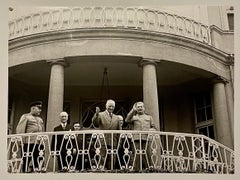 Große russische Silber-Gelatine-Fotografie Potsdam Konferenz Truman-Foto WWII