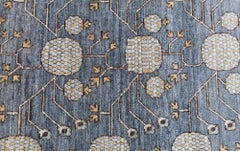 Samarkand Floral Ivory Hand-Knotted Wool Carpet "rose Of by Doris Leslie Blau