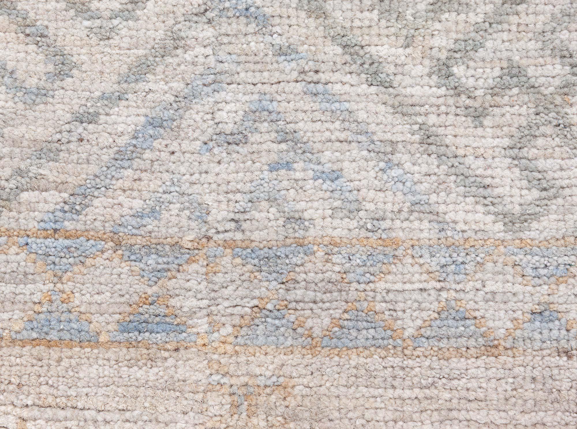 Wool Samarkand Fragment Runner by Doris Leslie Blau For Sale