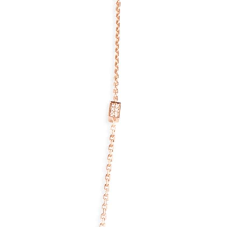LAPIS LAZULI Diamanten-Halskette aus Gelbgold (Art déco) im Angebot
