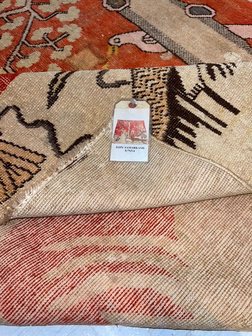 Samarkand-Teppich (Handgewebt) im Angebot