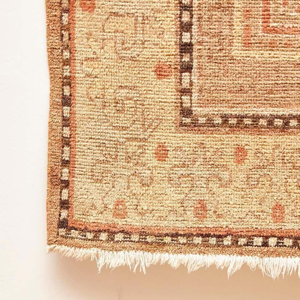 Samarkanda Antiker Wollteppich im Angebot 9