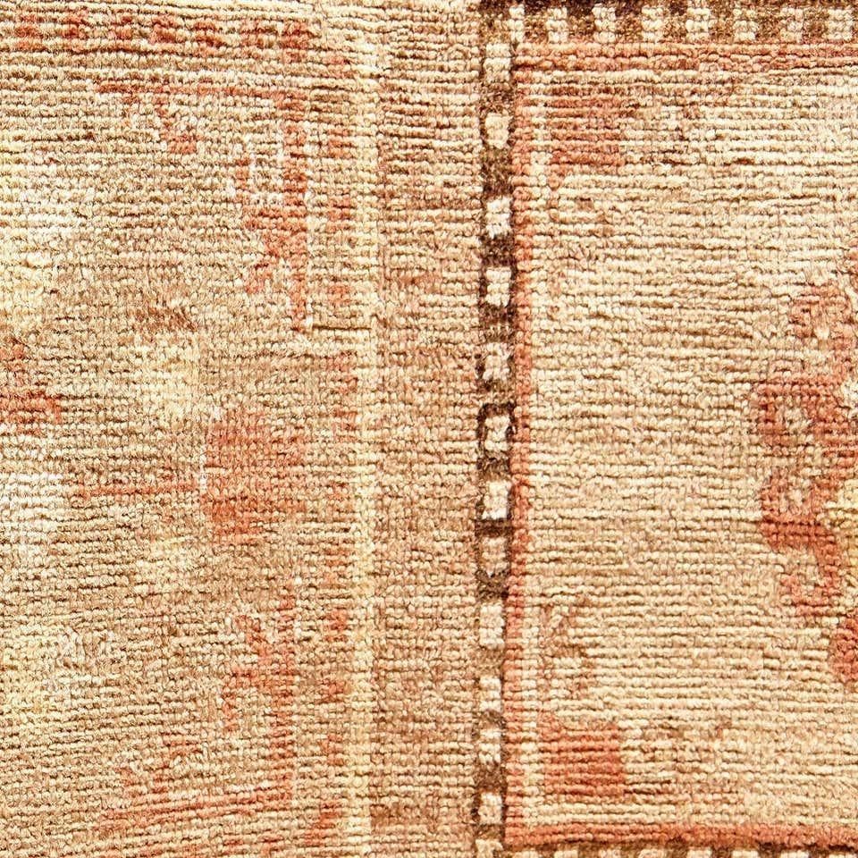 Samarkanda Antiker Wollteppich (Moderne der Mitte des Jahrhunderts) im Angebot