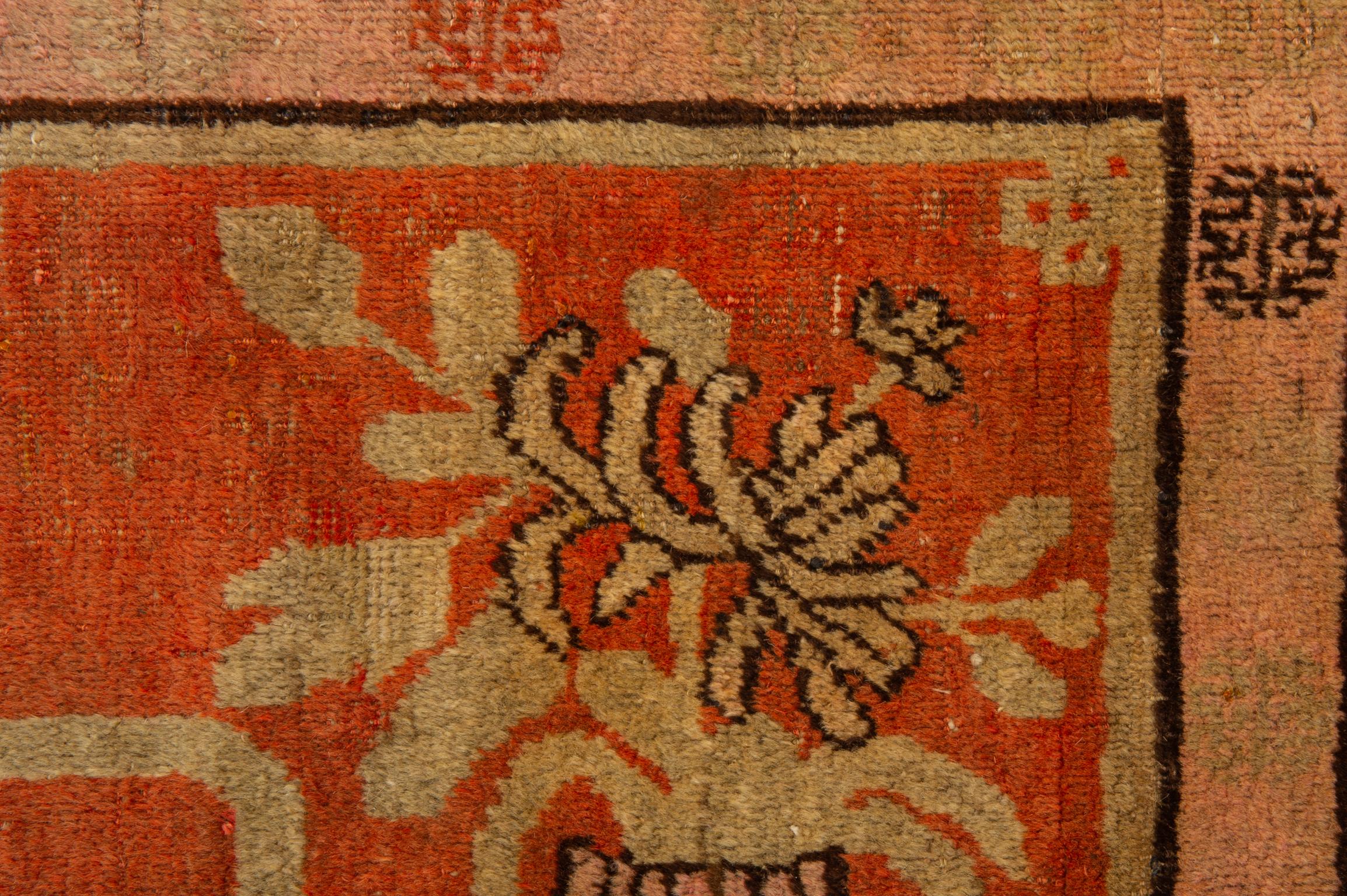 20th Century Samarkanda or Khotan Pictorial Rug For Sale