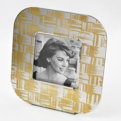 Sambonet Italy Chrome Copper Picture Frame