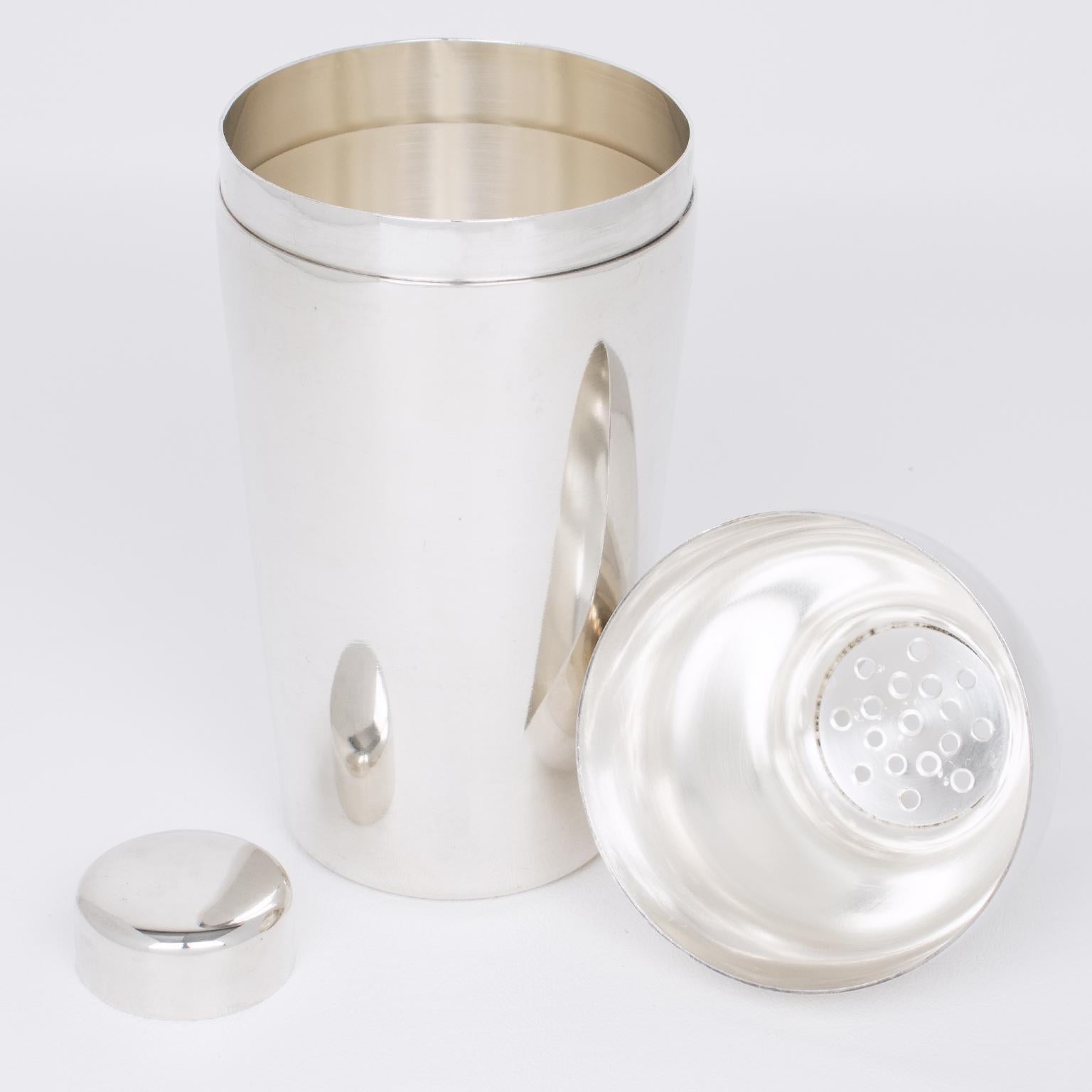 Moderno Shakers da cocktail modernista in argento di Sambonet Italia in vendita