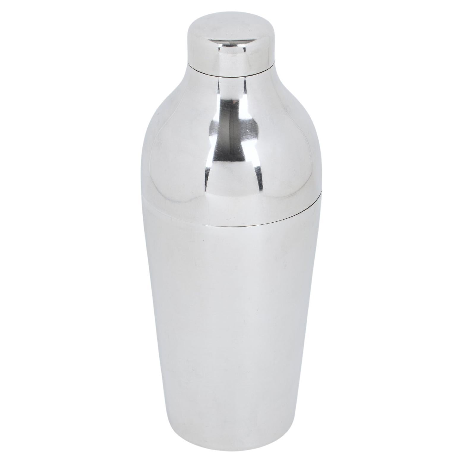 Shakers da cocktail modernista in argento di Sambonet Italia