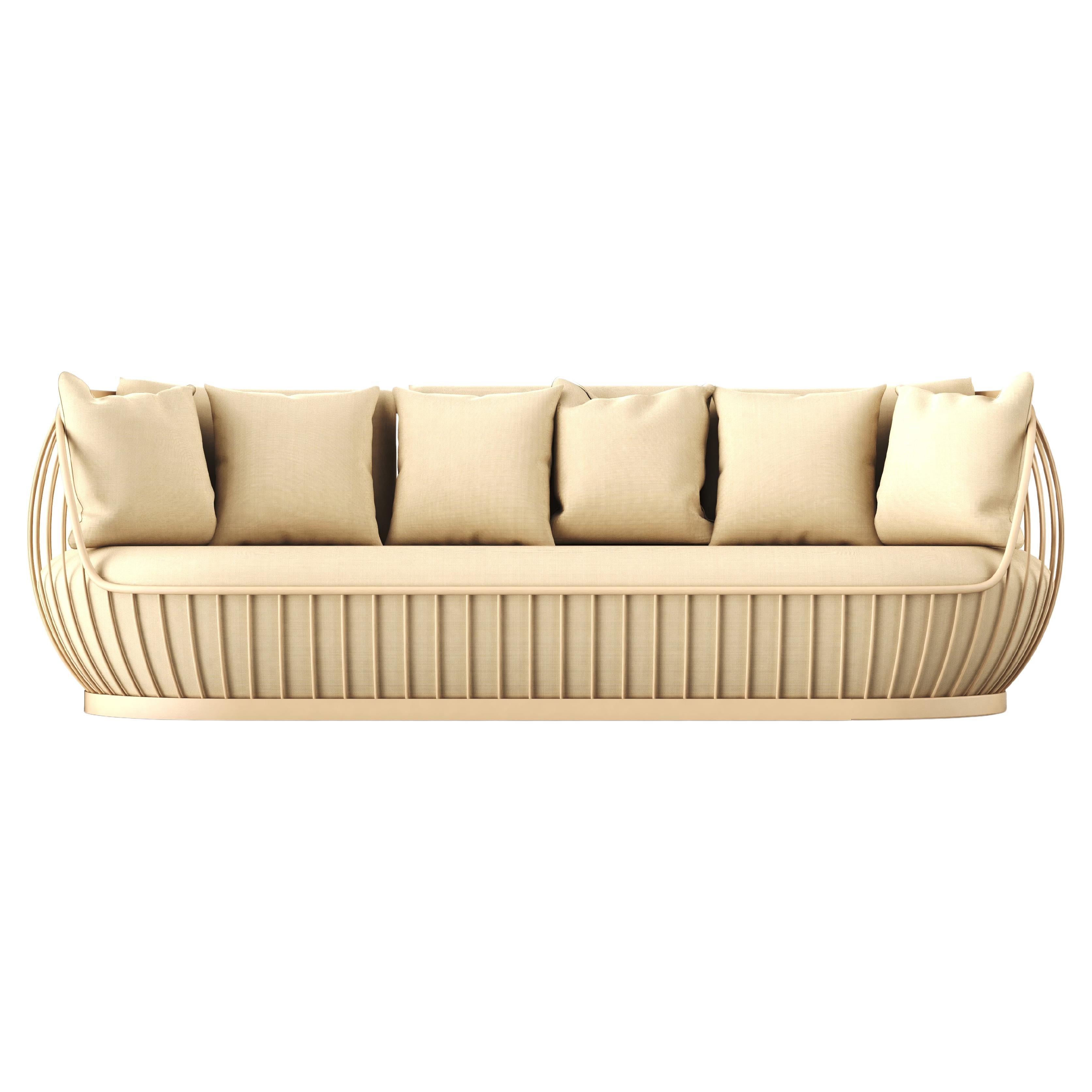 Samburá Oval Couch For At 1stdibs