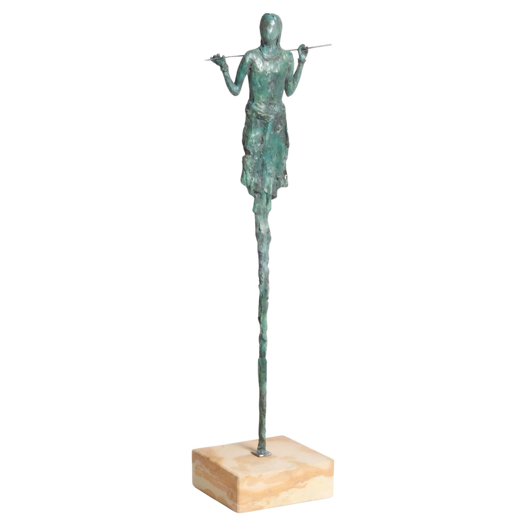 Mandriano Samburu - Scultura tribale africana in bronzo in vendita