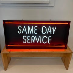 Same Day Service Neon Sign