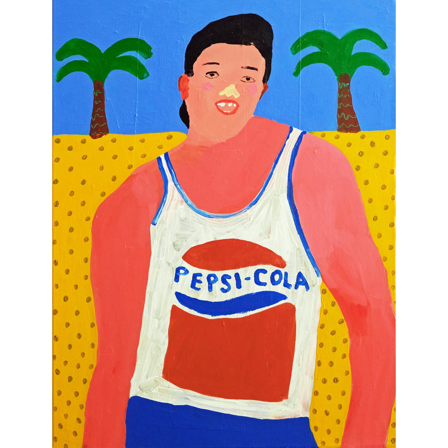 'Same Great Taste' Portrait Painting by Alan Fears Pop Art Pepsi