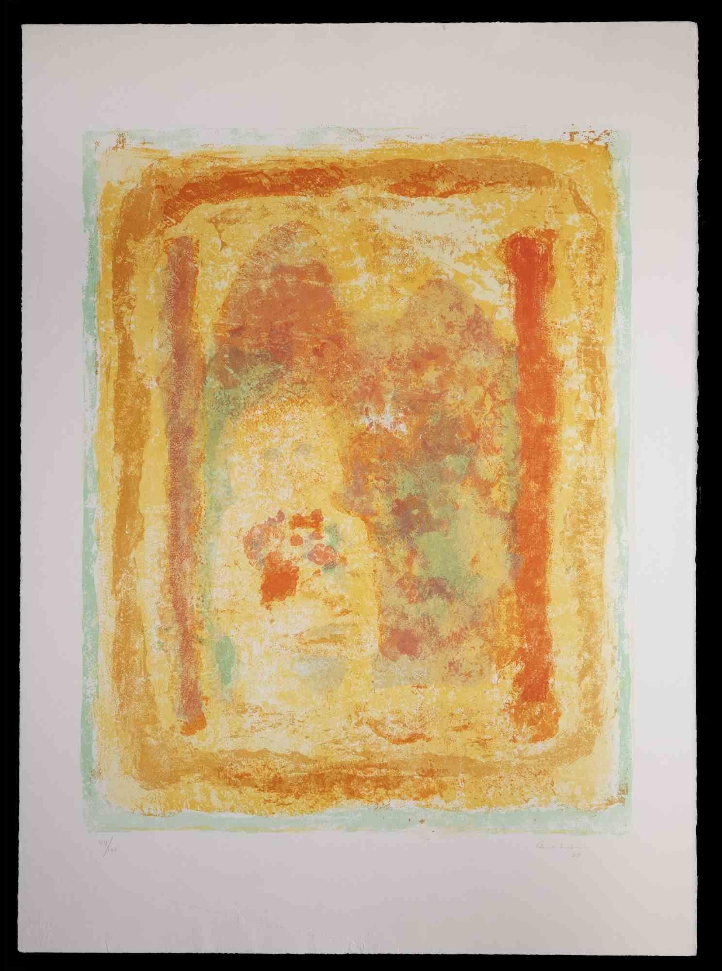 Muchacha con flores es una obra original realizada en 1969 por el artista Sami Burhan.

Firmado a mano, fechado y numerado. Edición de 100 copias.