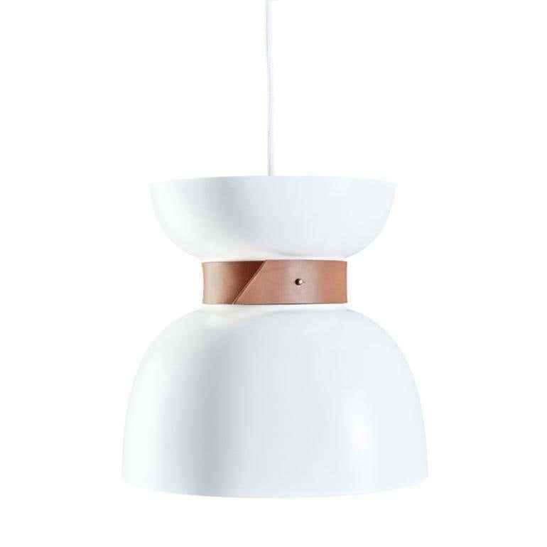 Contemporary Sami Kallio Liv White Ceiling Lamp by Konsthantverk For Sale