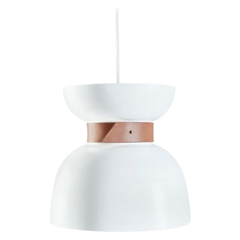 Sami Kallio Liv White Ceiling Lamp by Konsthantverk For Sale